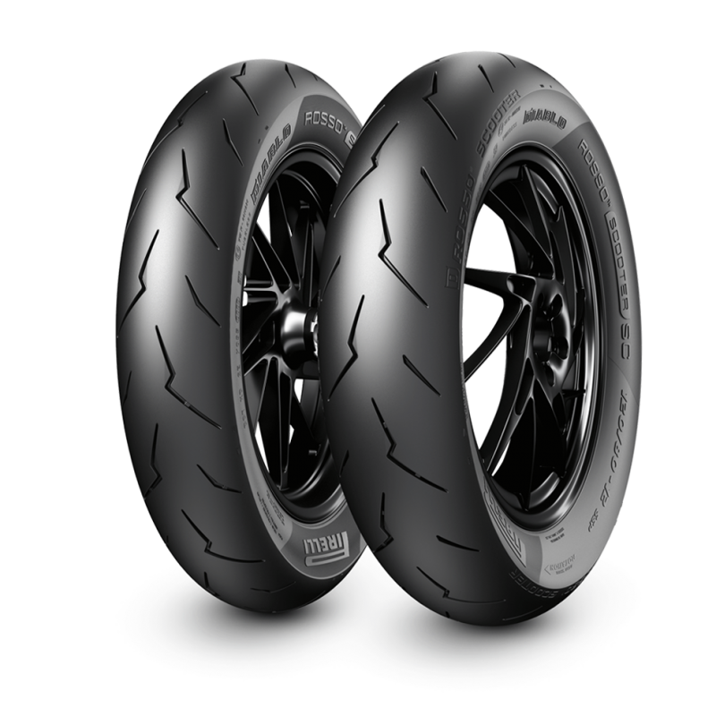 F 100/90 - 12 64P TL Reinf + R 120/80 - 12 55P TL